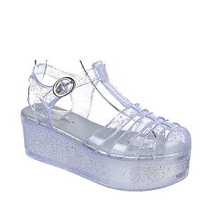 Jelly platform shoes!!!
